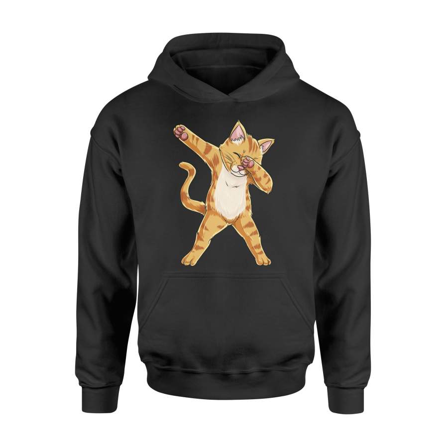 Dabbing Cat Funny Cats Meme Kitty Kitten Dab Hoodie