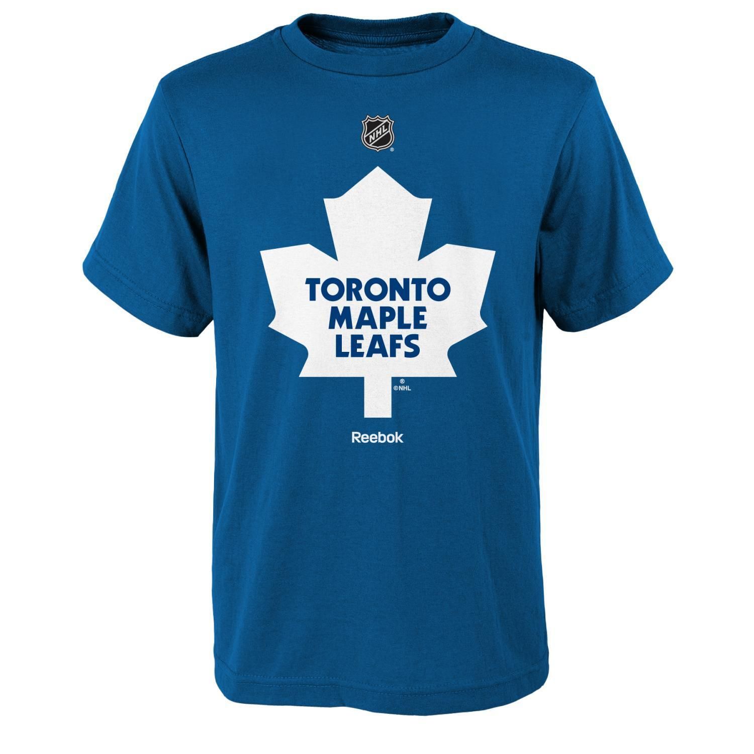 YOUTH Toronto Maple Leafs Reebok primary logo T Shirt Blue