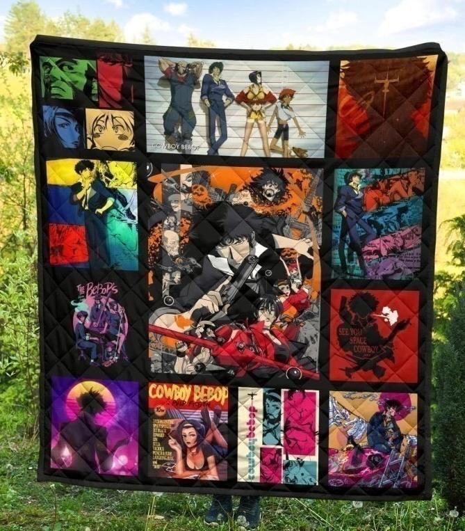 Cowboy Bebop Anime Quilt Blanket Fan Gift Idea ND10