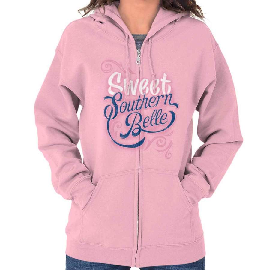 Sweet Southern Belle Zip Hoodie