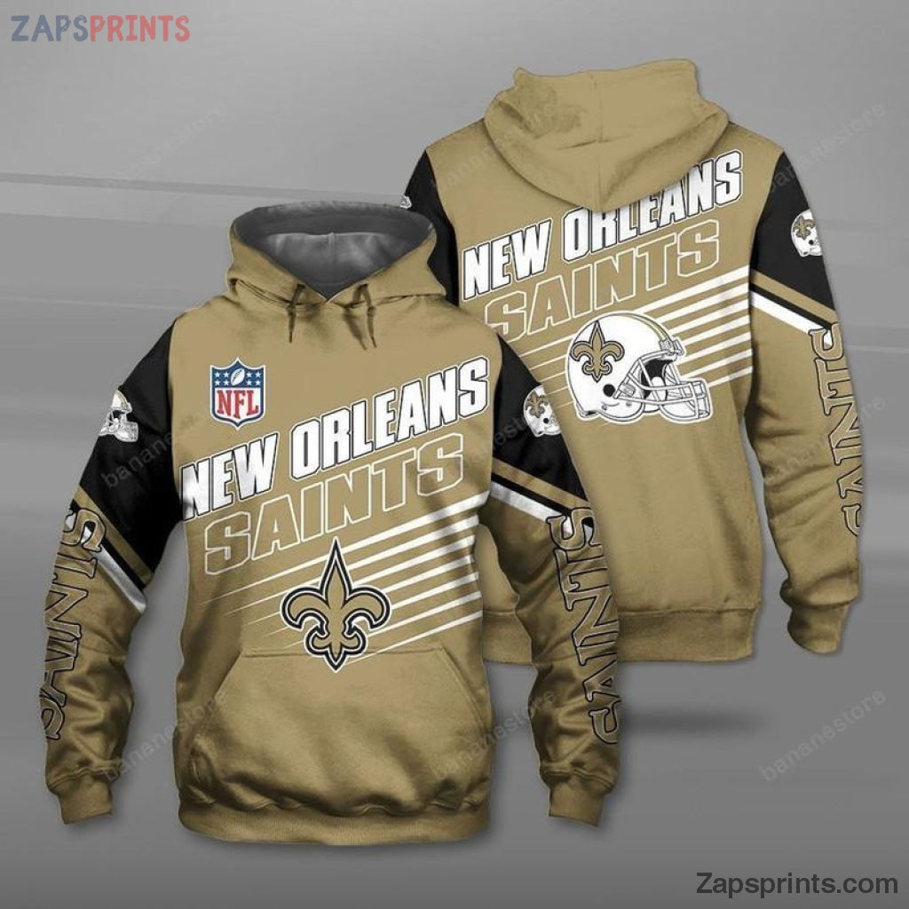 New Orleans Saints Football Team 3D Hoodie V1 Gift For Fan Football Lovers