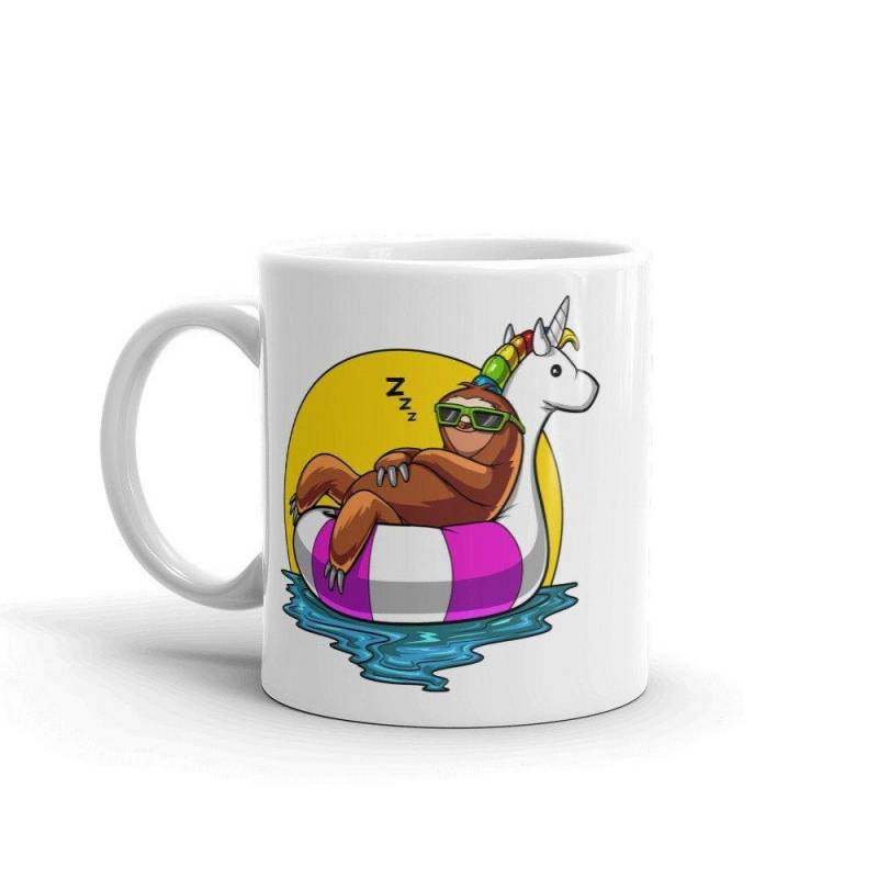 Sloth Riding Unicorn Float Mug For Men Women Funny Sloth Coffee Cup For Boys Girls Animal Lover Gifts Kids Sloth Lover Gifts Unicorn Gifts