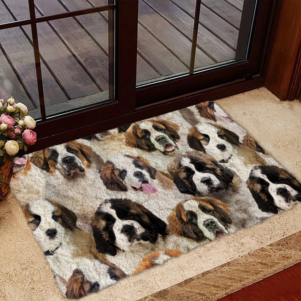 Tmarc Tee A Bunch Of St. Bernards Doormat