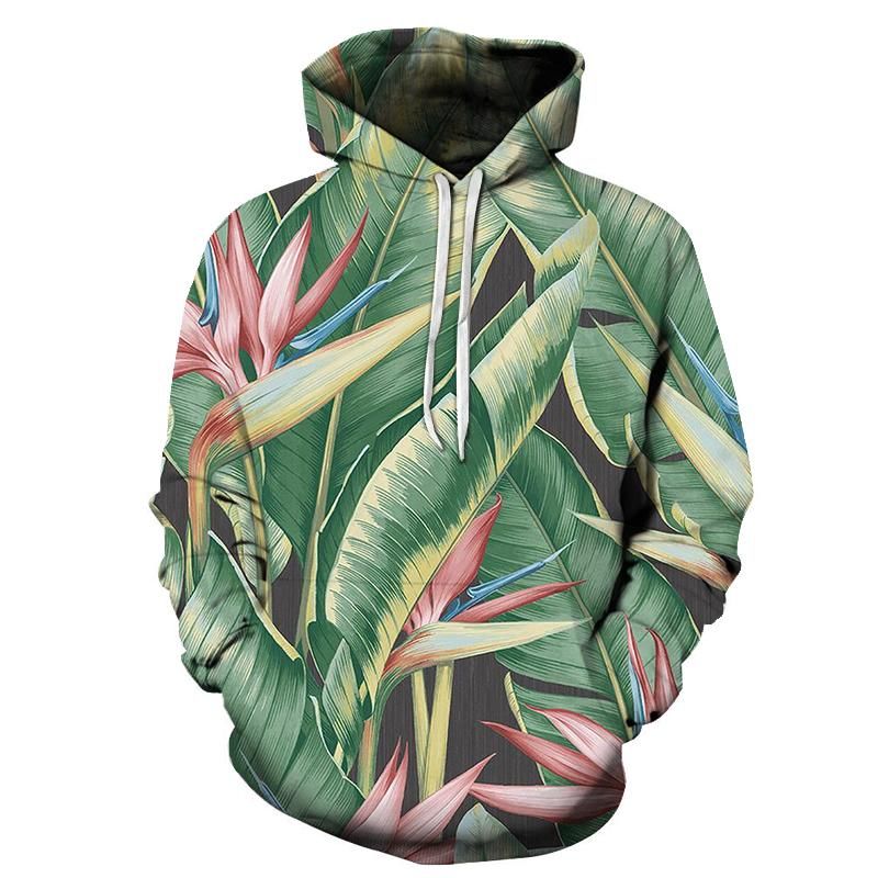 Pink Flower Plant 3D – Sweatshirt Hoodie Pullover