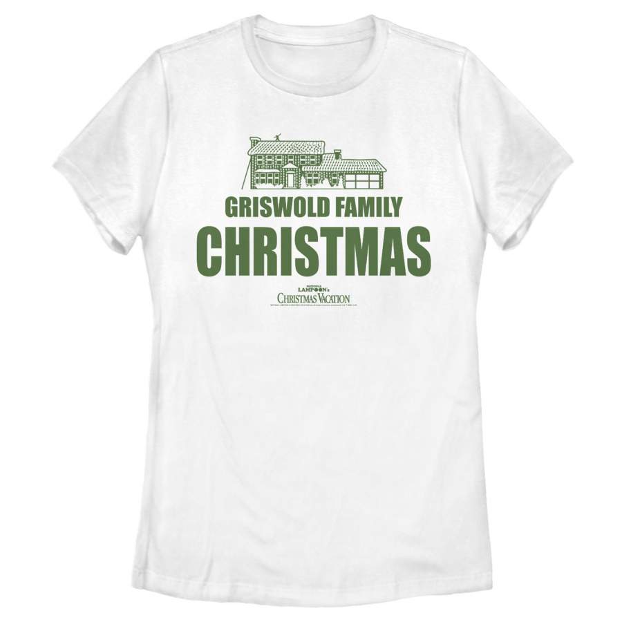 National Lampoon’s Christmas Vacation Women’s Griswold Family Decorations  T Shirt