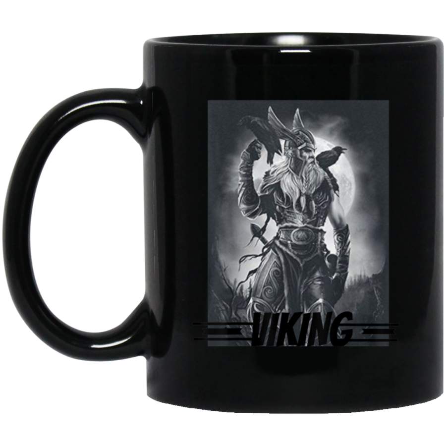 Viking Valhalla Odin – Thor Ragnar – 3 colors Black Mug