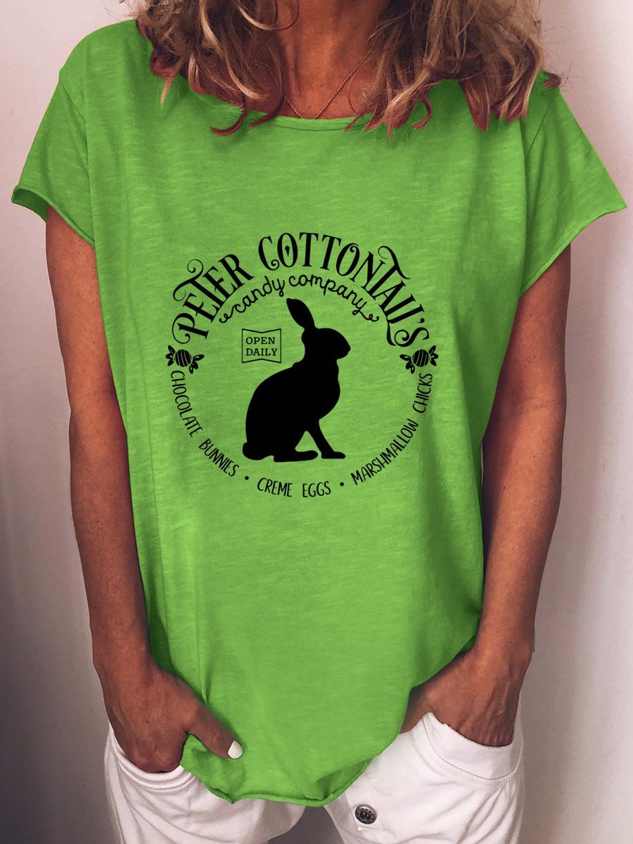 Women’S Cottontail Candy Company Easter T-Shirt