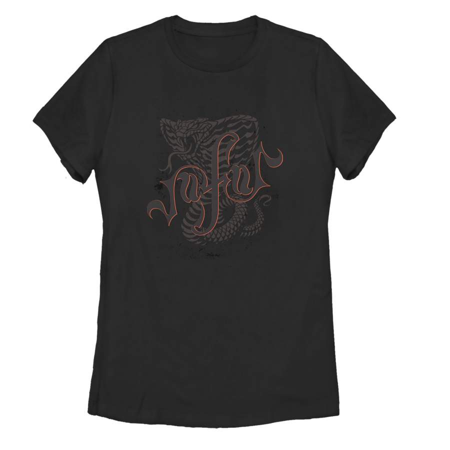 Aladdin Women’s Jafar Cobra Scrawl  T Shirt