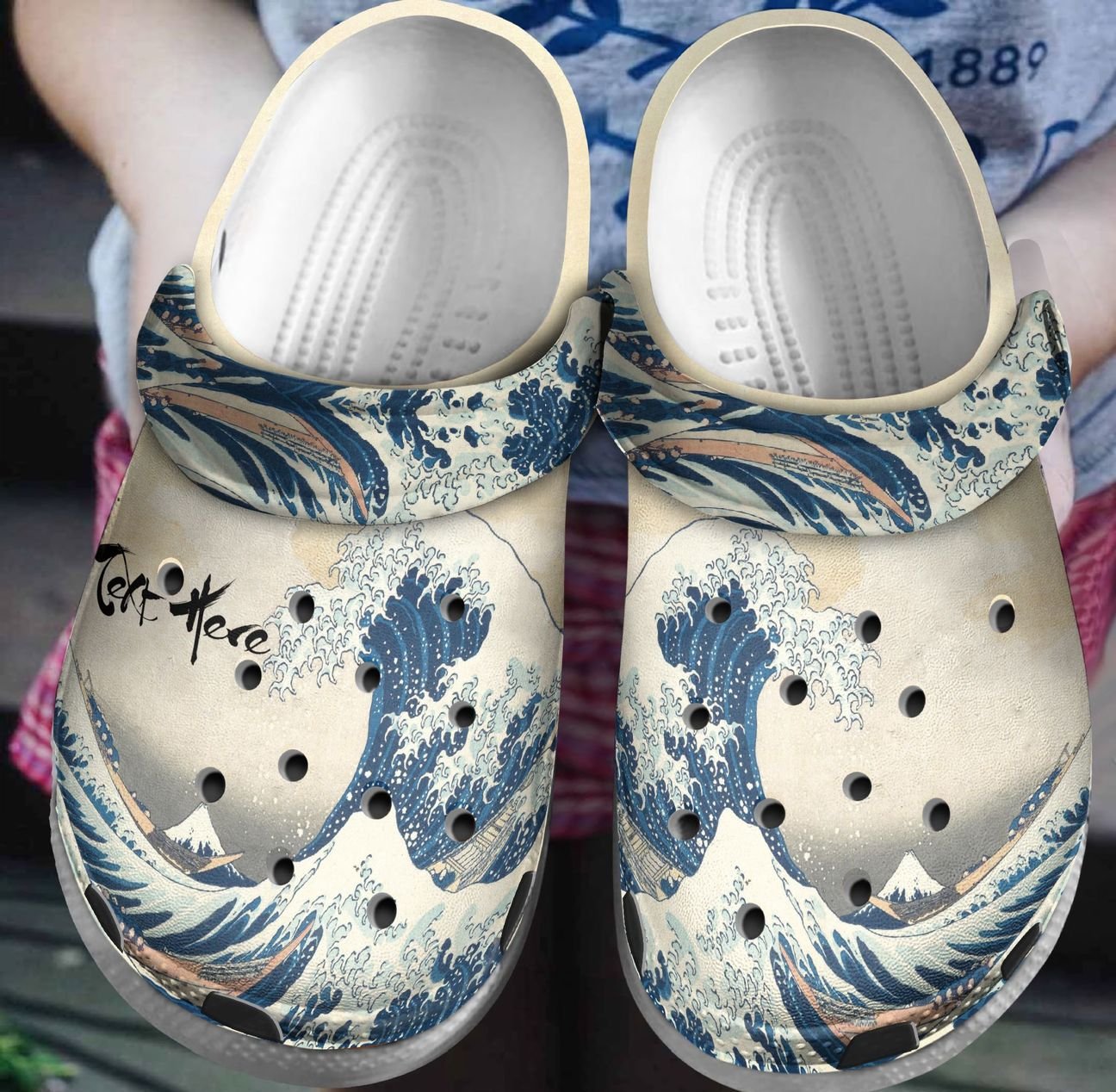 Beach Personalized Clog, Custom Name, Text, Color, Number Fashion Style For Women, Men, Kid, Print 3D Beach Art