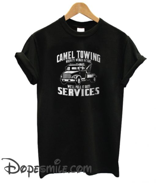 Camel Towing Black cool T-Shirt