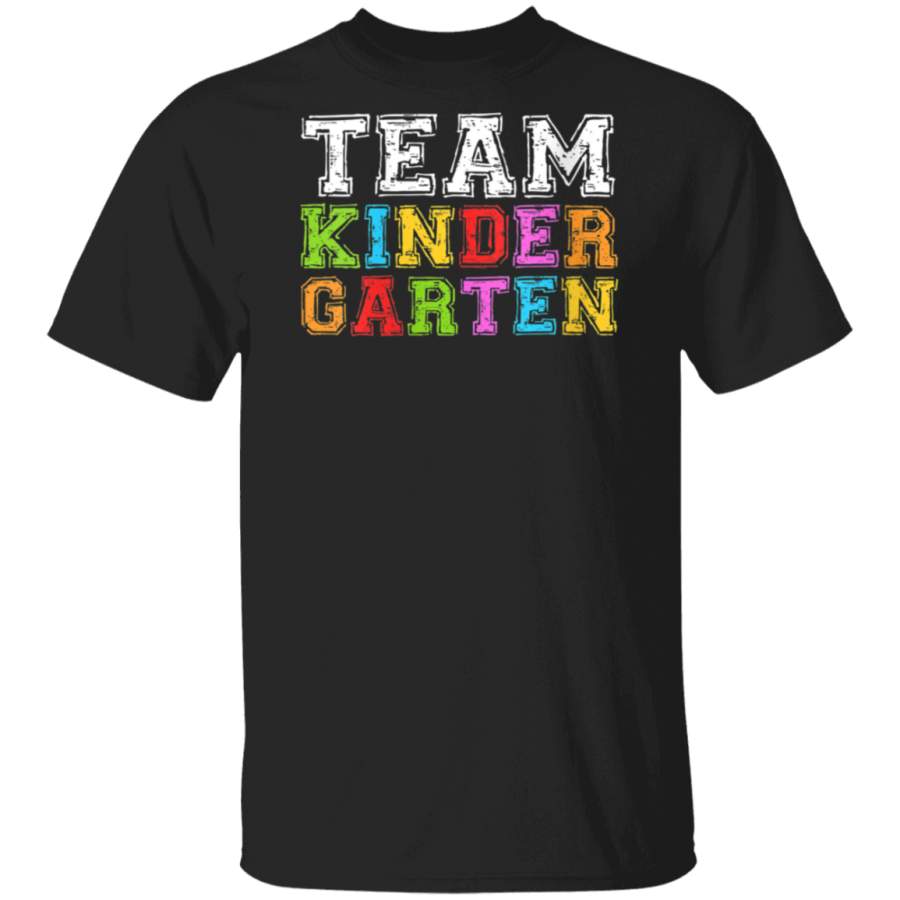 Womens Team Kindergarten Teacher T-Shirt Graduation Gift Shirt  T-Shirt