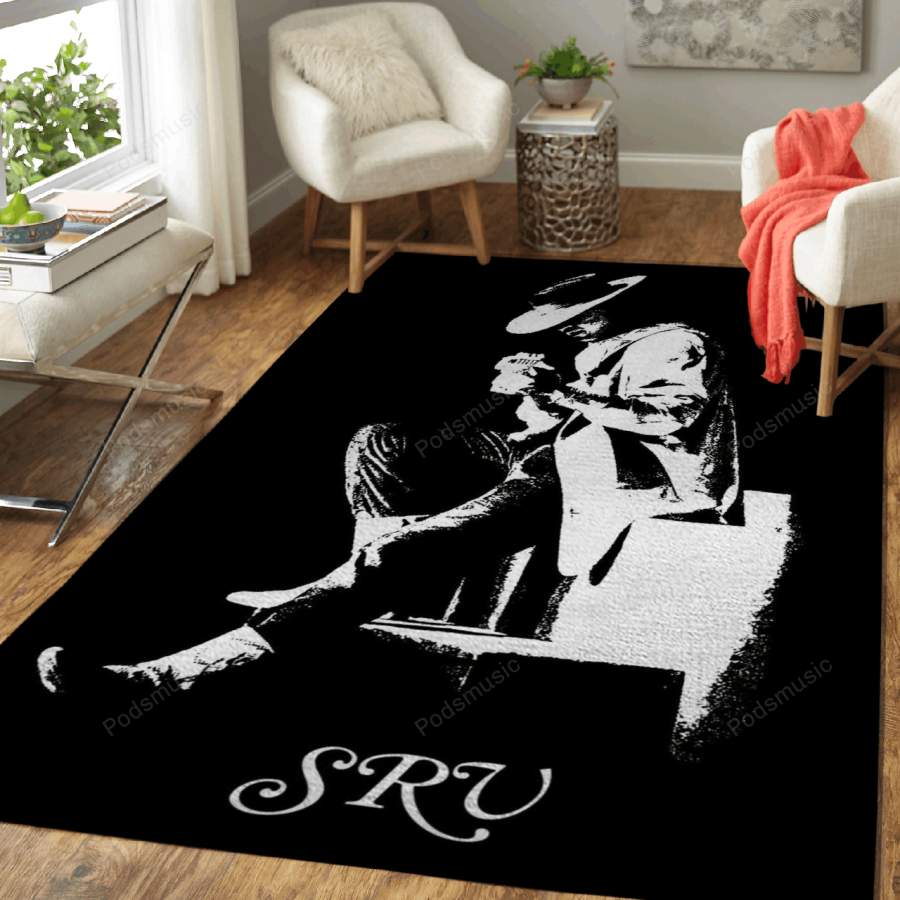 SRVStevie Ray Vaughan – Music Art For Fans Area Rug Living Room Carpet Flo …