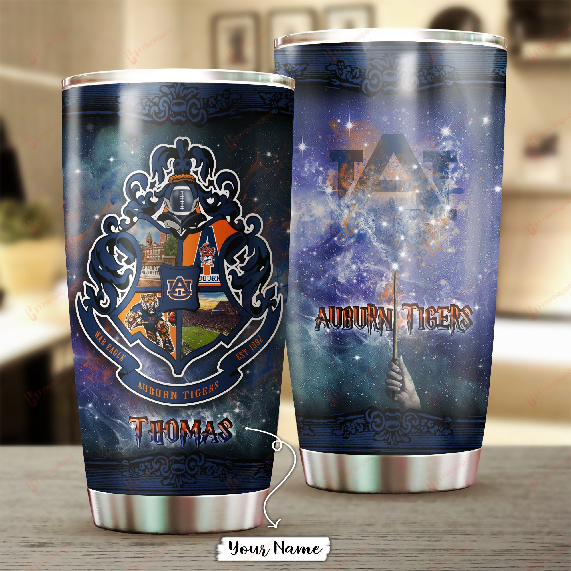 Chu19092002 Auburn Tigers Personalized Stainless Steel Tumbler