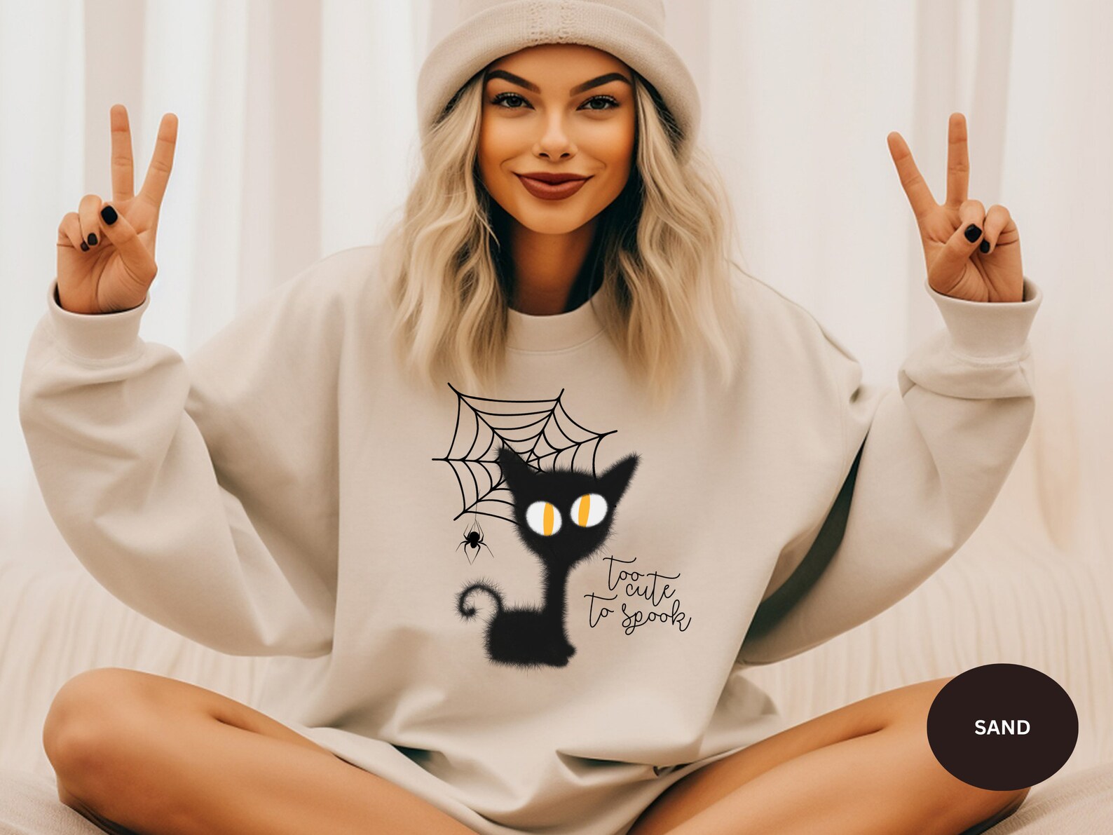 Cat Sweatshirt 2D Crewneck Sweatshirt All Over Print Sweatshirt For Women Sweatshirt For Men Hw1704