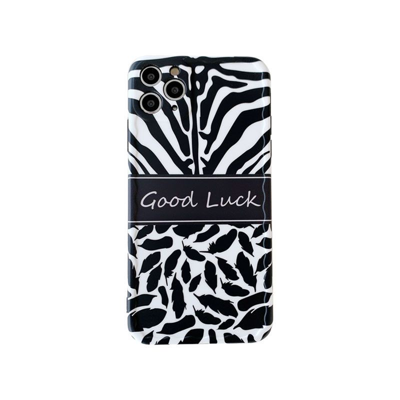 Stitching Leopard Creative Trend iPhone Case