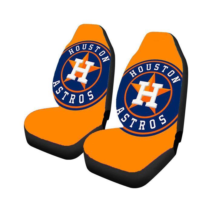 Houston Astros Logo Orange Car Seat Covers