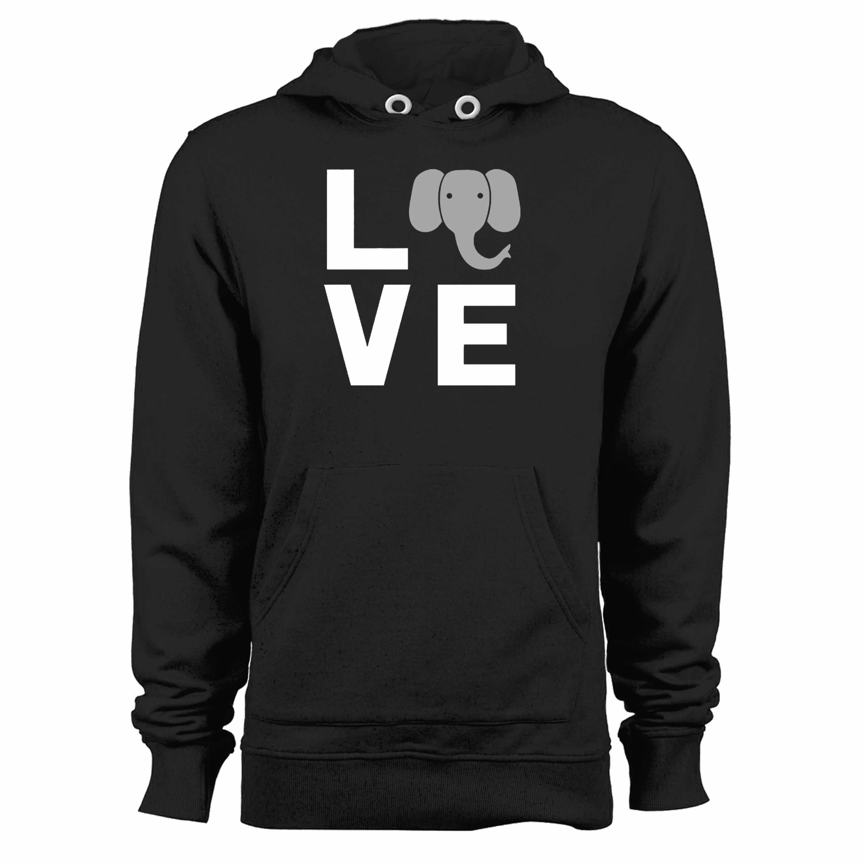 Love Elephants Be Kind To Elephants Unisex Hoodie