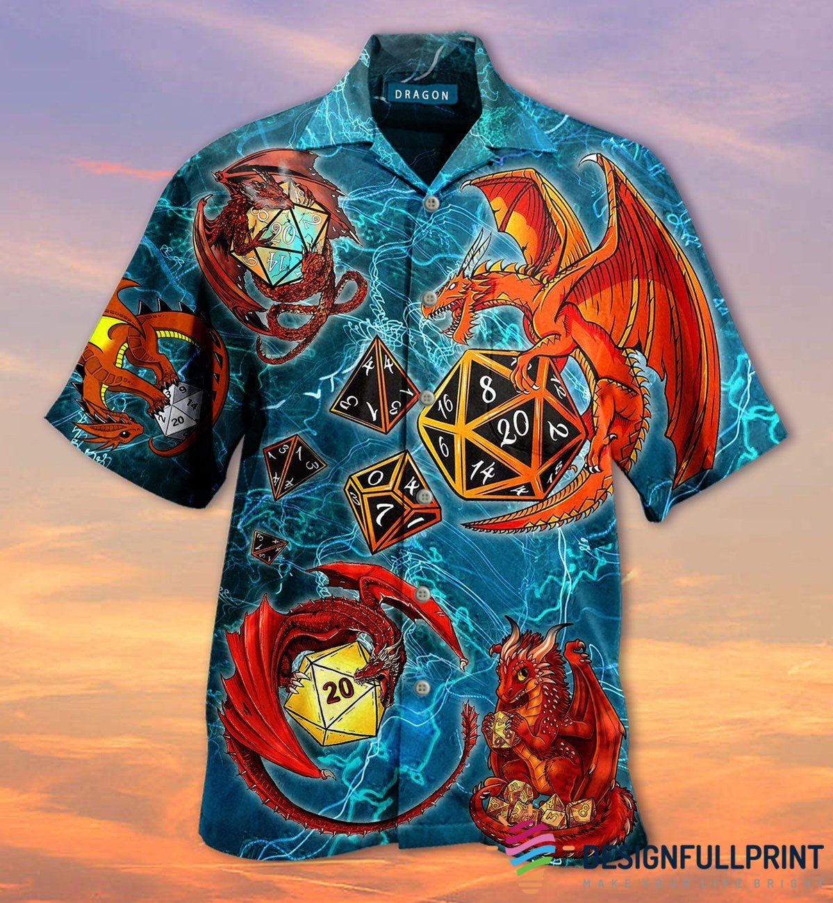 Tropical Shirt Hawaii For Men Qk Dragon Hawaii Ha107021