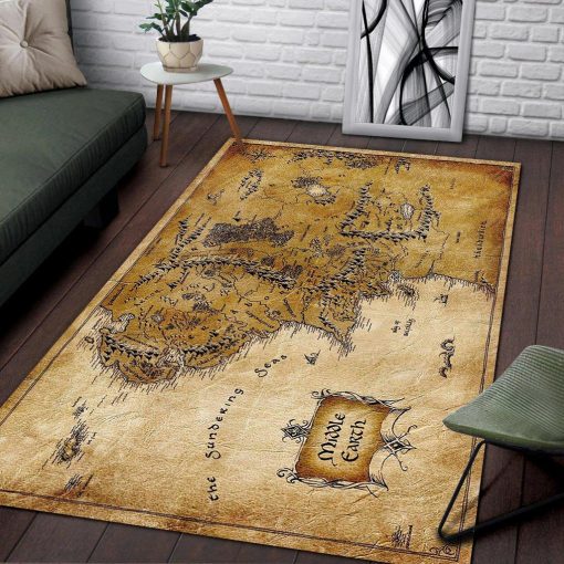 The Lord Of The Rings Rug Carpet All Over Print Logo Custom Area Rug Carpet Full Sizes Home Living Rug Carpet Decor