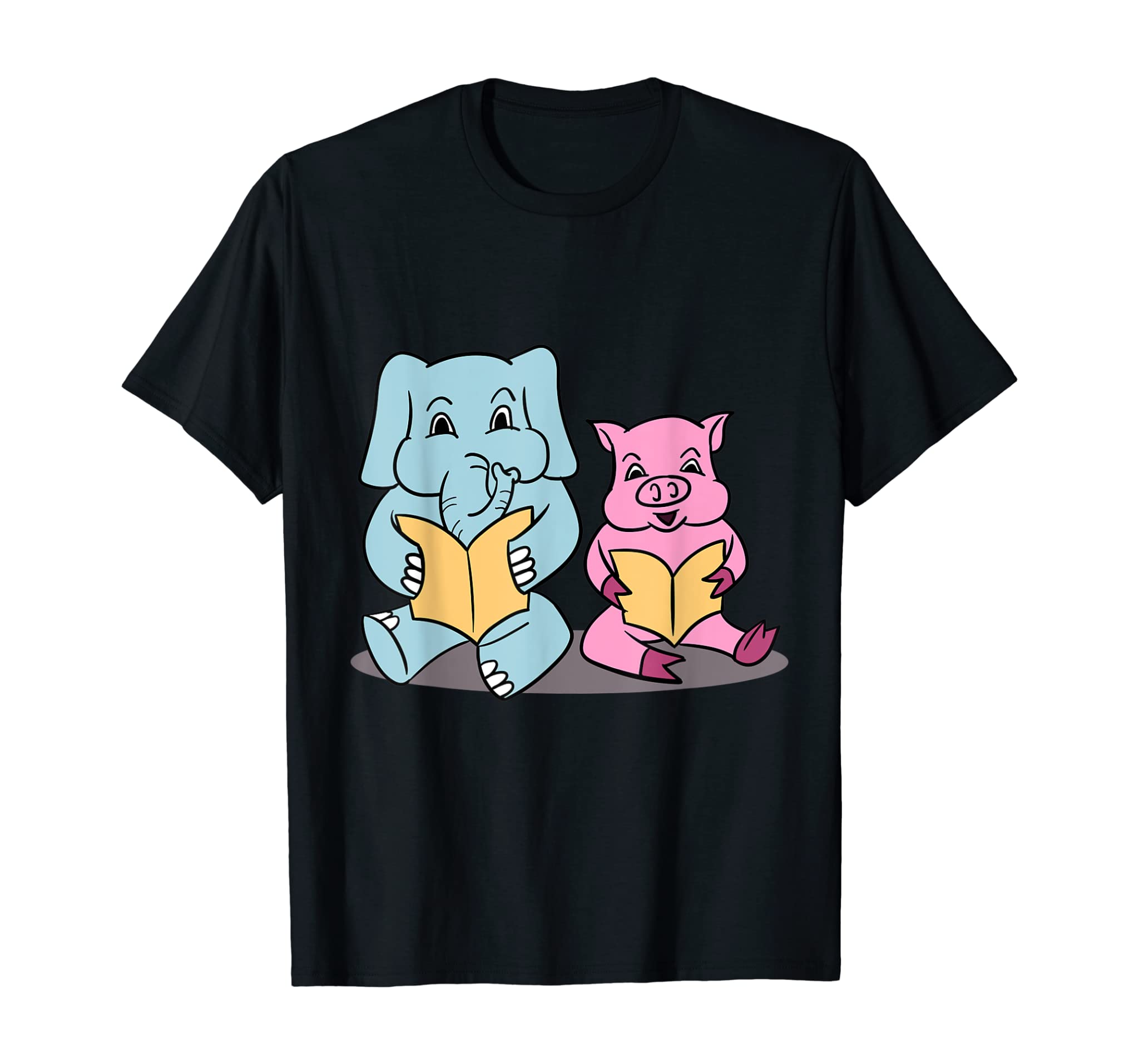 Reading Elephant And Pig Friends Lovely Perfect Gift T Shirt