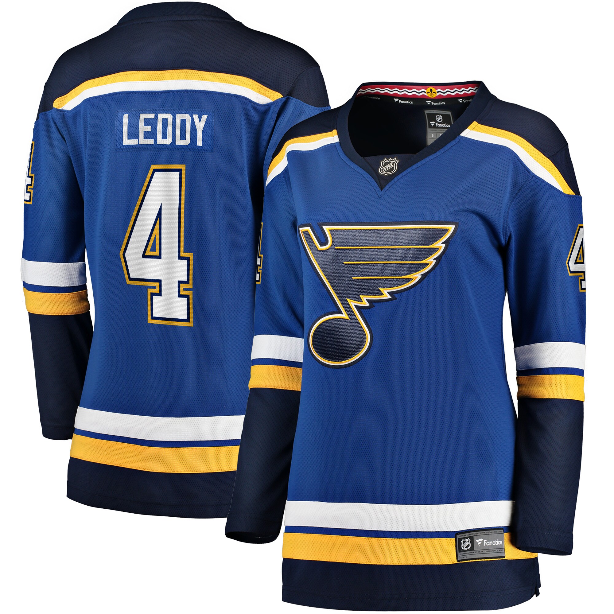 Nick Leddy St. Louis Blues Branded Women's Home Breakaway Player Jersey – Blue