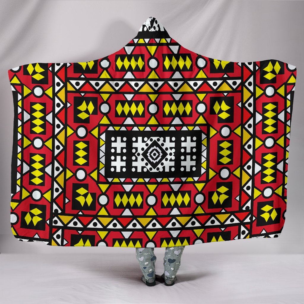 Angolan Samakaka Hooded Blanket A15