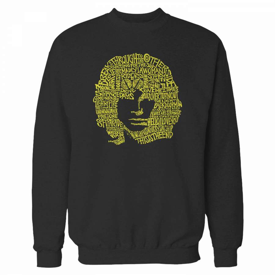 Jim Morrison The Doors Typography Sweatshirt