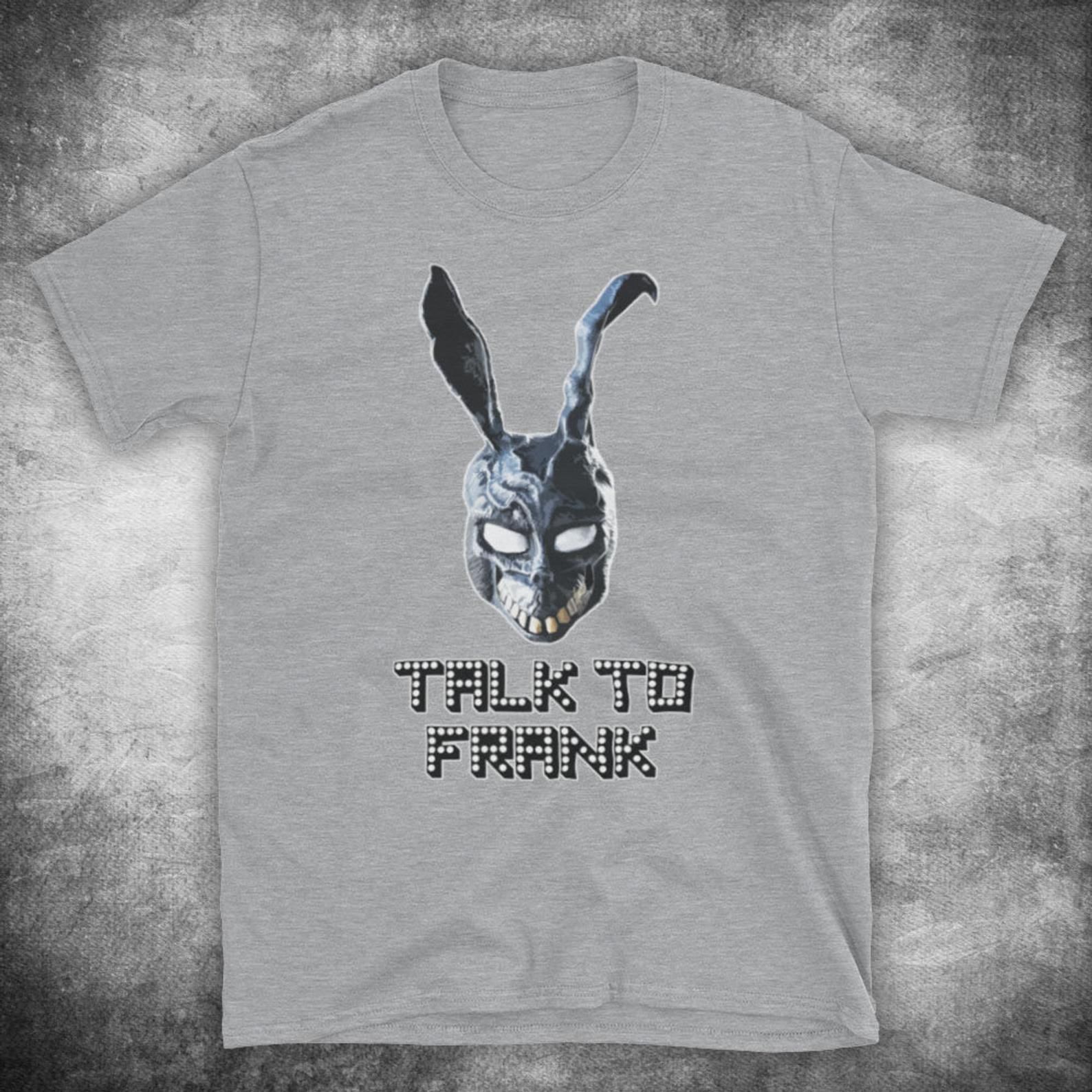 Donnie Darko Talk To Frank Cult Sci Fi Film Bunny Head Parody Un S T-Shirt