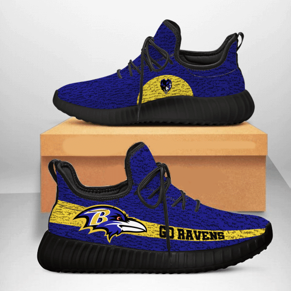 Baltimore Ravens Sneakers Custom Shoes Black 2 Shoes Fan G