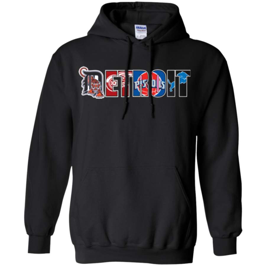 Detroit Lions Detroit Tigers Detroit Pistons Detroit Red Wings shirt Hoodie T-Shirt