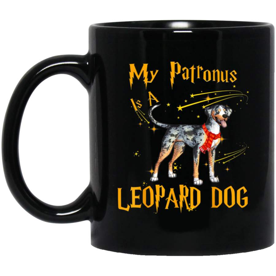 My Patronus Is A Catahoula Leopard Dog 11 oz Coffee Mug Tea Cup