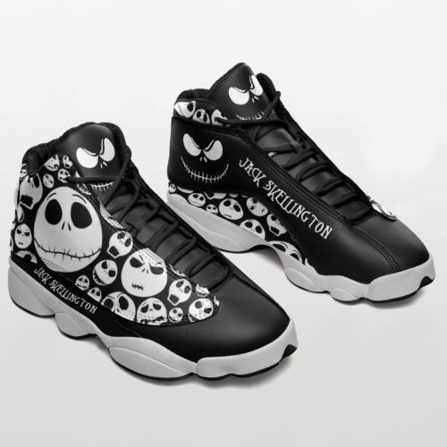 Jack Skellington Air Jordan 13 Shoes - Jd 13 Sneaker