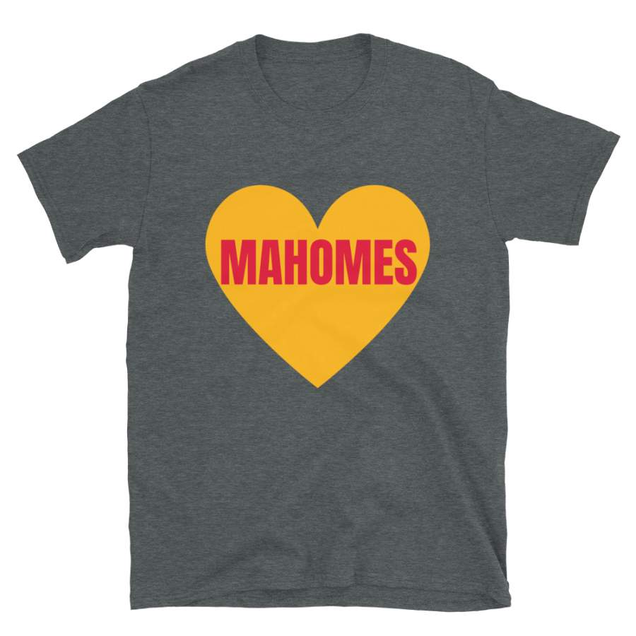 Mahomes Kansas City Football T-Shirt, Funny Unisex Love Mahomes Novelty Gift Shirt