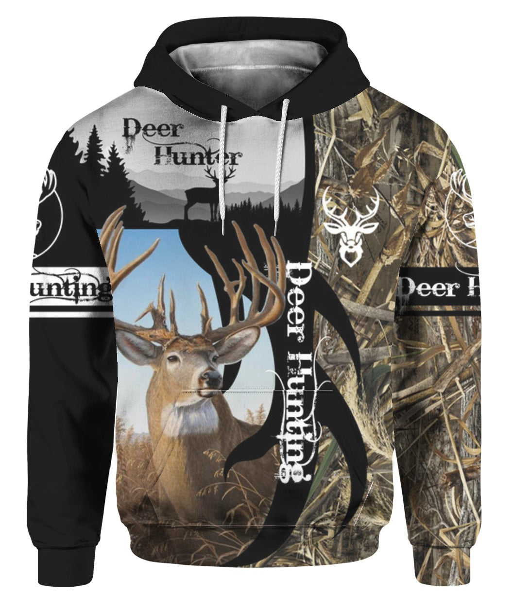 Oragontee Deer Hunting 3D All Over Print | Hoodie | Unisex | Full Size | Adult | Colorful | Ht4814