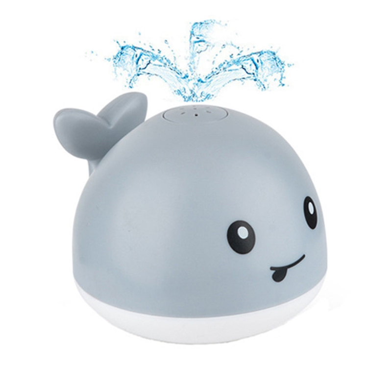 Bathing Toy Education Bath Playing Toys Cartoon Whale Dolphin Shower Fountain Toys Electric Bathtub Spray Toy for Babies alx