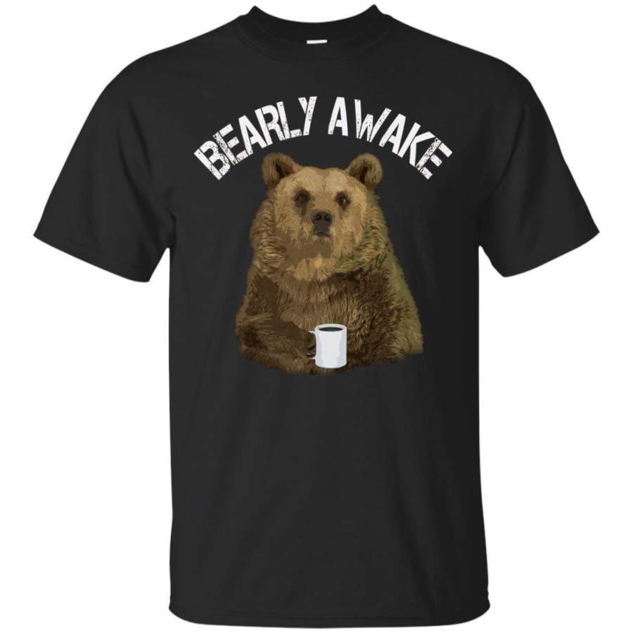 AGR Bearly Awake Coffee Lover Shirt Jaq T-shirt