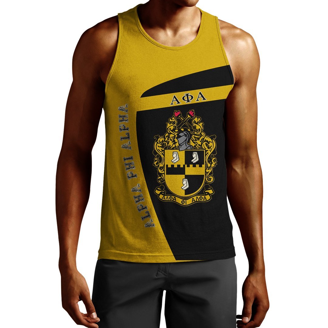 Wonderprint Tank Top Alpha Phi Alpha Sphinx Tank Top Iconic Style