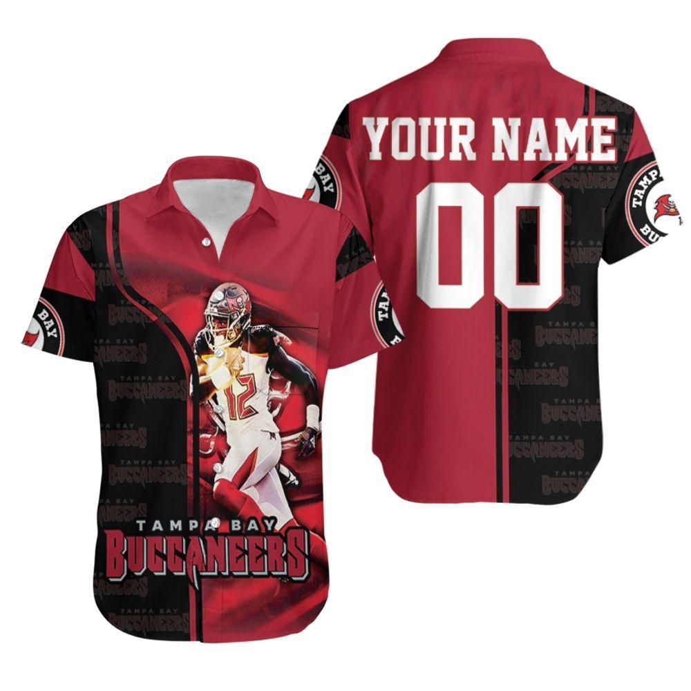 Beach Shirt Tampa Bay Buccaneers Tom Brady Running 12 Legend For Fans Personalized Hawaiian Shirt