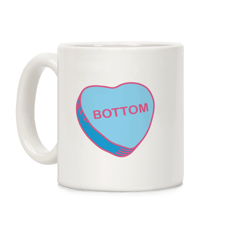 Bottom Candy Heart Coffee Mug