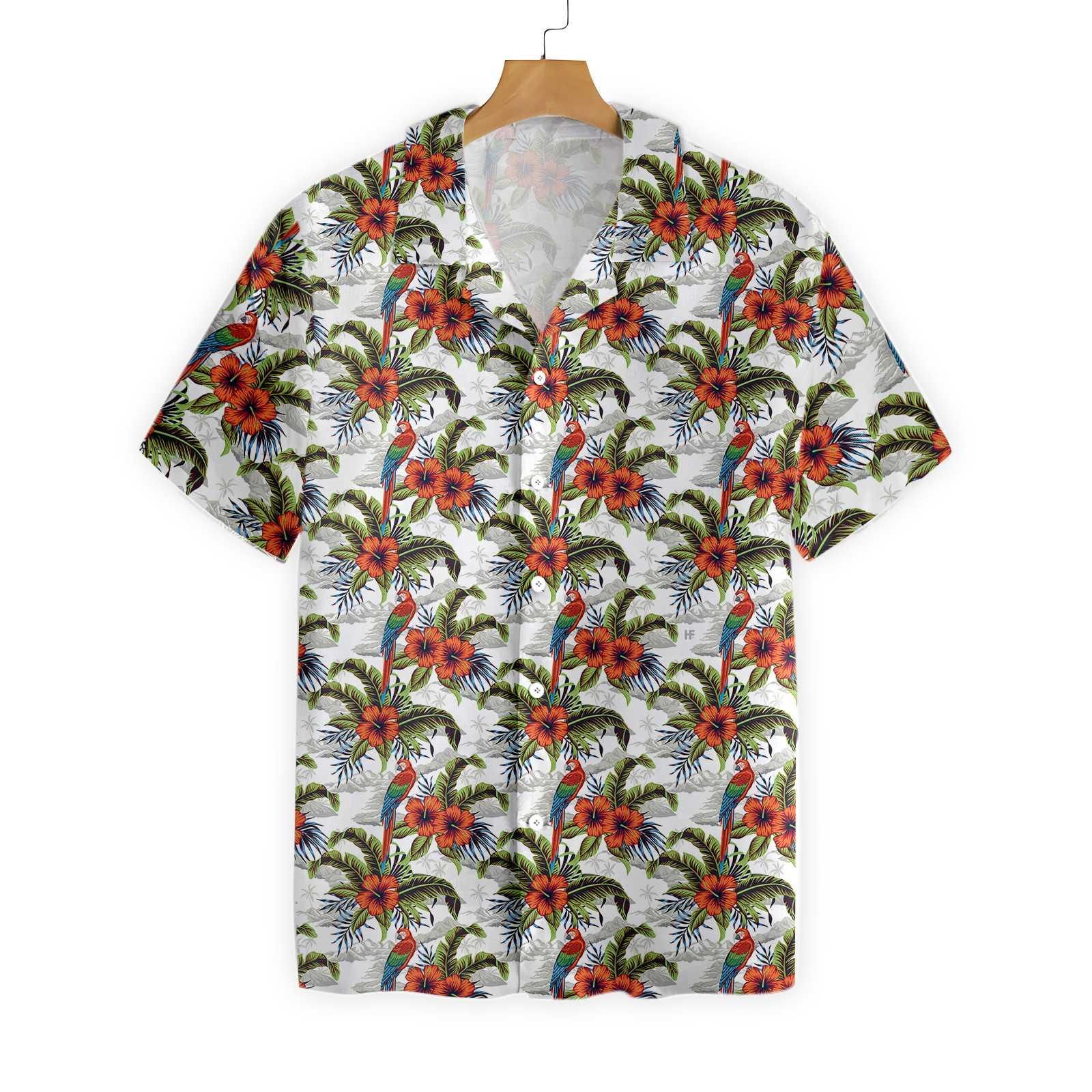 Vintage Macaw Parrot Island Hawaii Shirt Ha75790