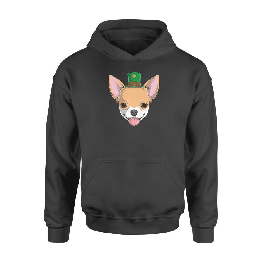 Chihuahua Dog St Patricks Day Leprechaun Puppy Gift Hoodie