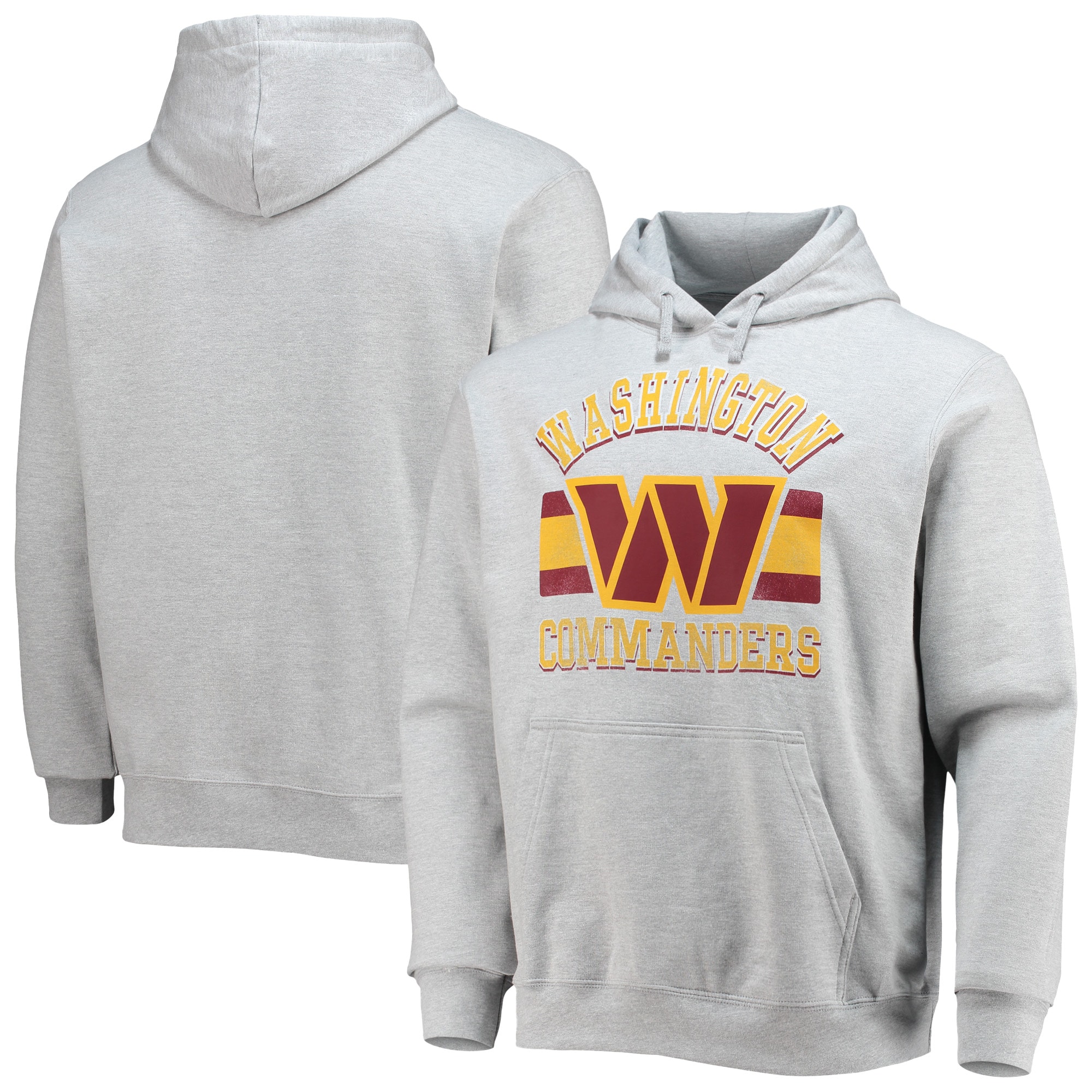 Washington Commanders NFL X Darius Rucker Collection By Fleece Pullover Hoodie – Heathered Gray