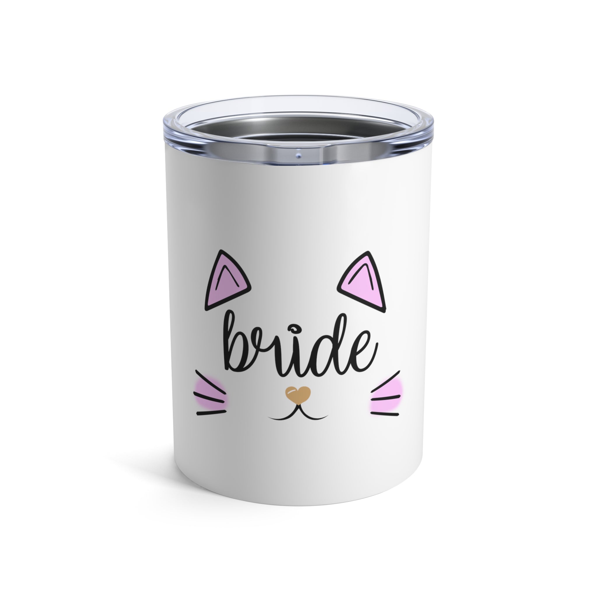 Bride Cat Bachelorette Team Bride Shirt Bridal Party Shower Gift Bridesmaid Shirts Tumbler 10Oz