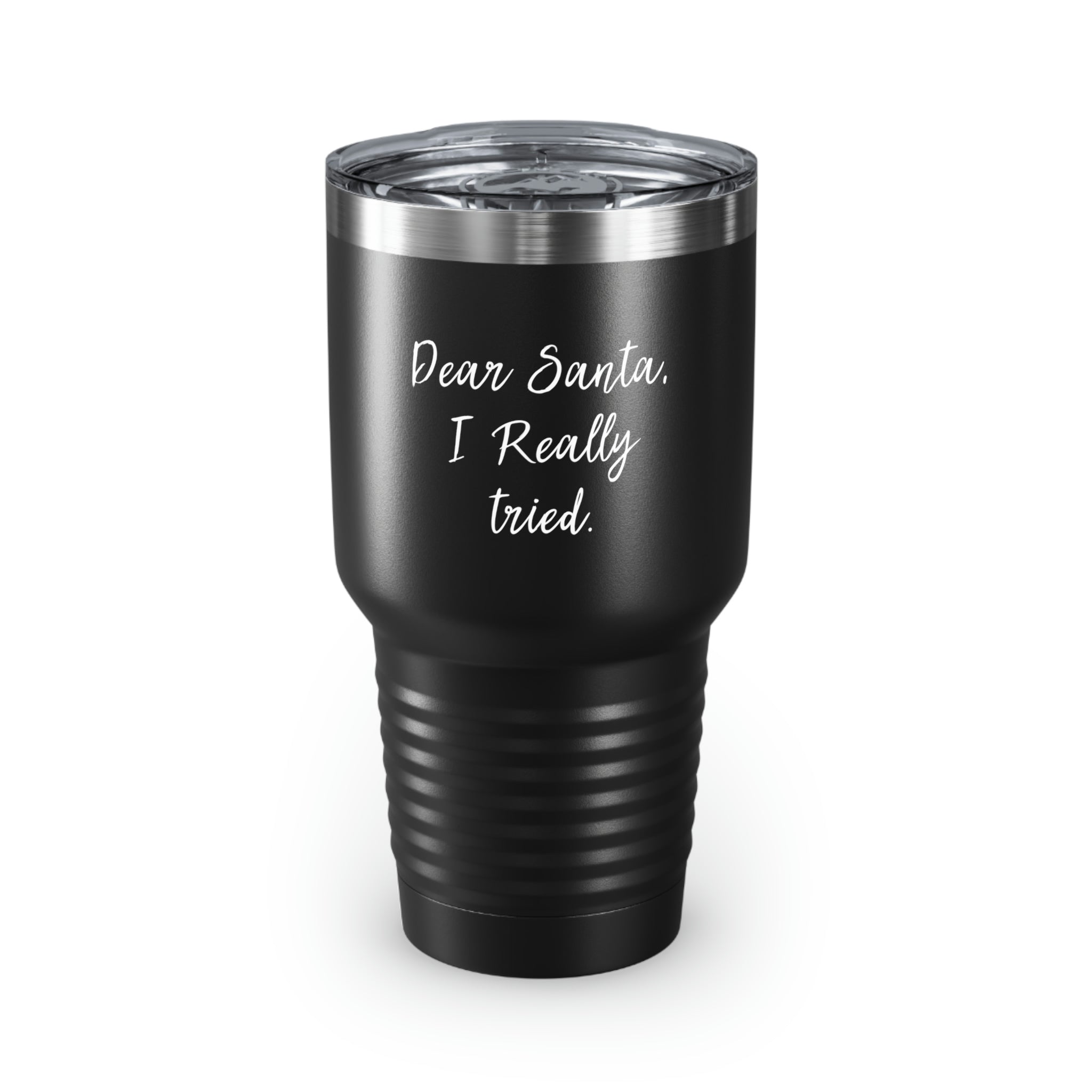 30Oz Tumbler Stainless Steel Colors Hilarious Christmastide Sarcastic Yearly Resolutions Efforts Sarcasm Sayings Line