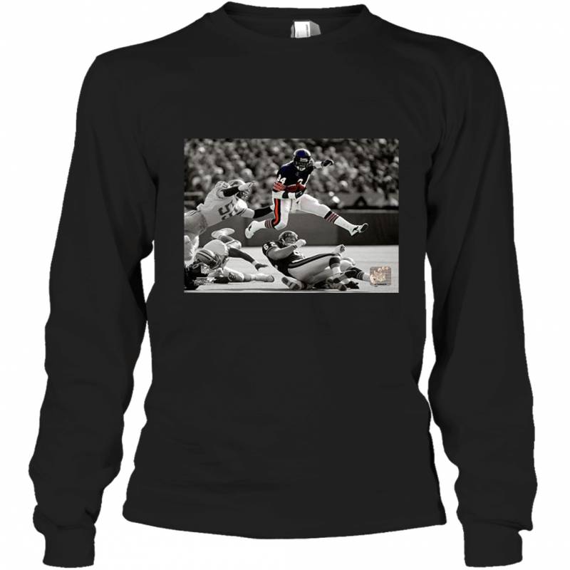 Walter Payton Chicago Bears Spotlight Action Long Sleeve T-Shirt