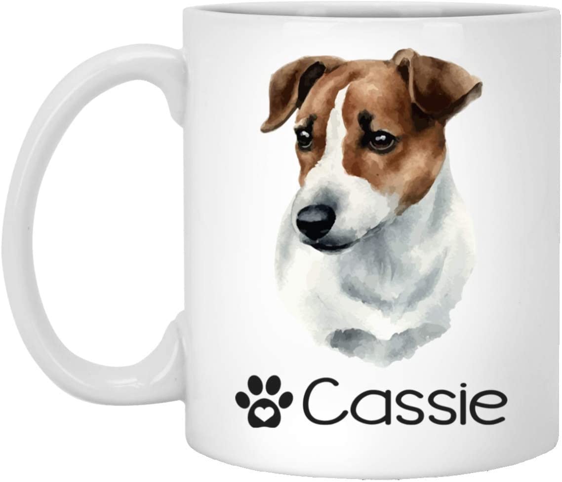 Personalized Jack Russell Terrier Dog Mug – Pet Owner Gifts For Women – Gifts For Dog Lover – Jack Russell Terrier Mom Dad Mugs – Dog Cups 11Oz