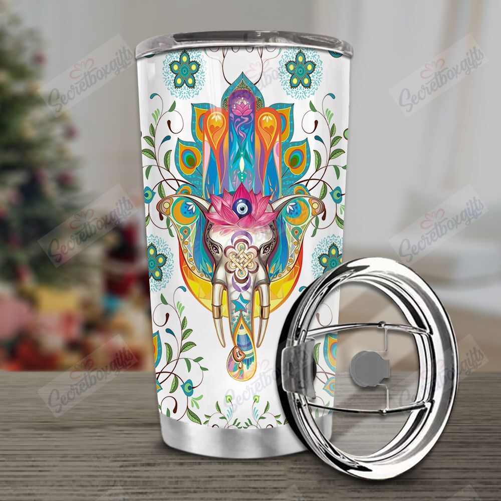 Mandala Elephant Ptt290901Tl Stainless Steel Tumbler Travel Customize Name, Text, Number, Image