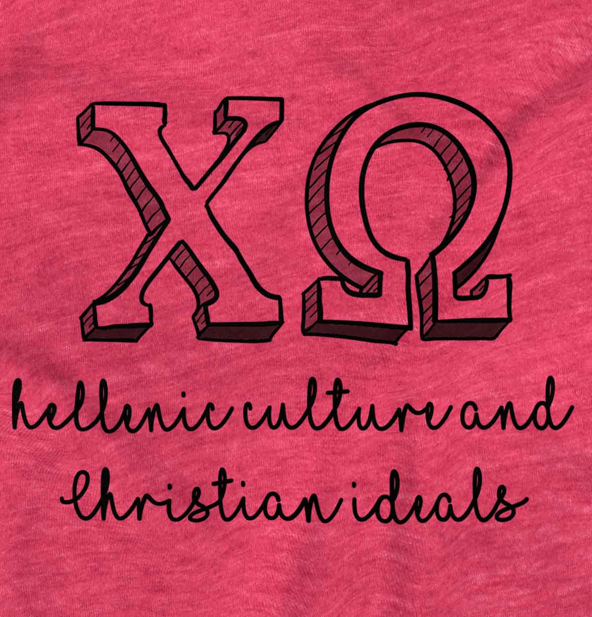 Motto Of A Chi O Racerback Tank