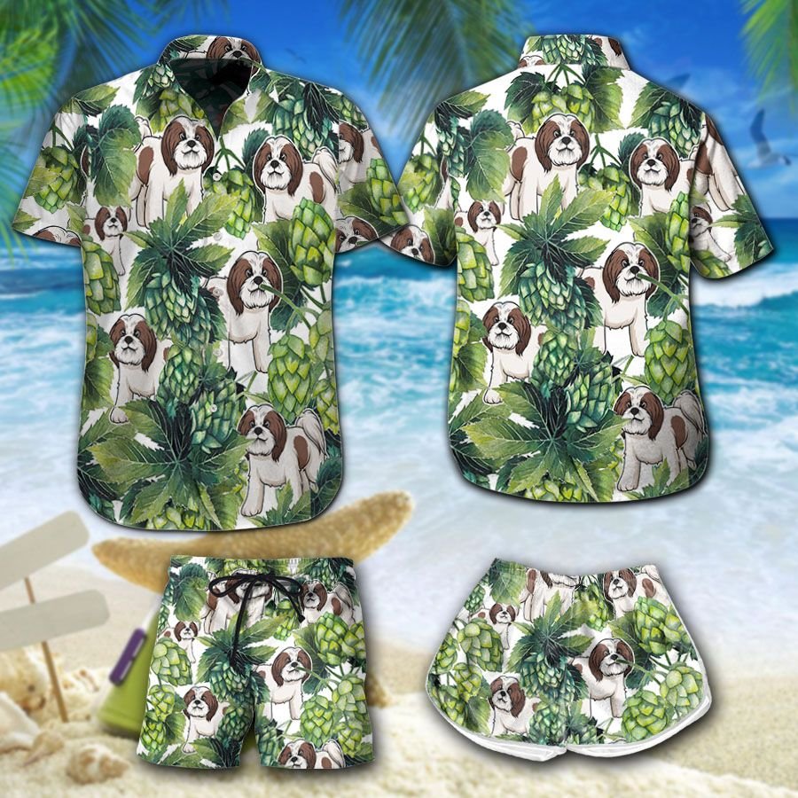 Shih Tzu Hops And Craft Beer Hawaii Shirt Ha84112