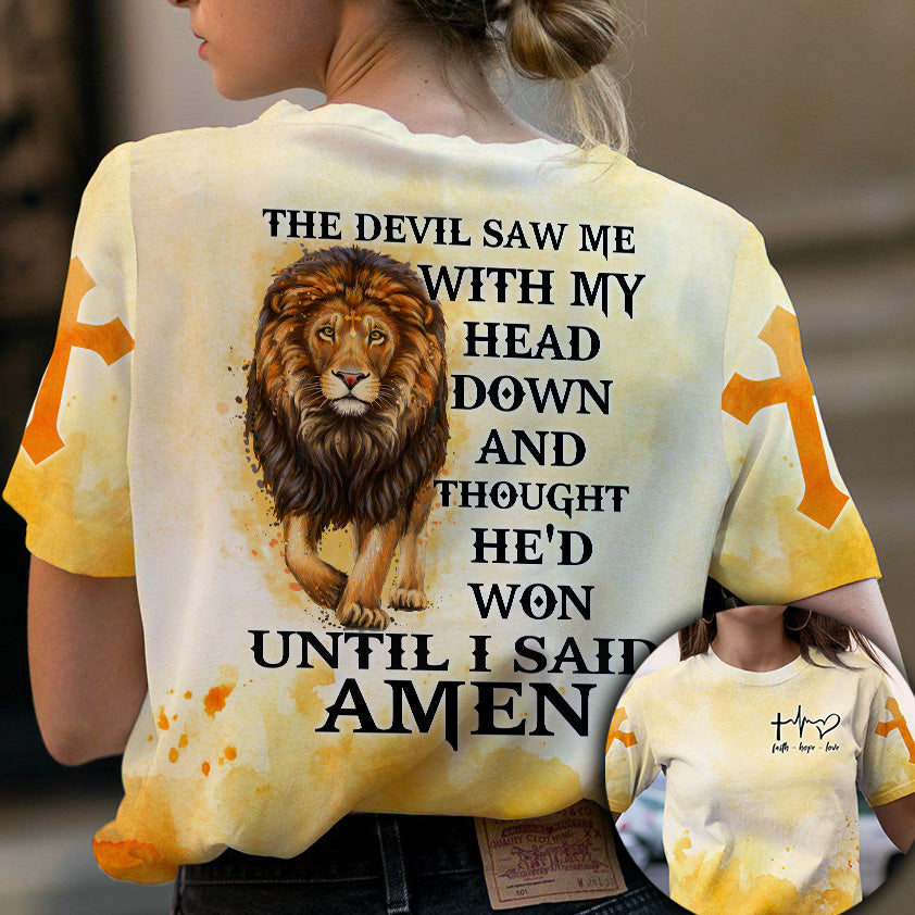 The Devil Saw Me Lion All Over Print – Tlno0610211